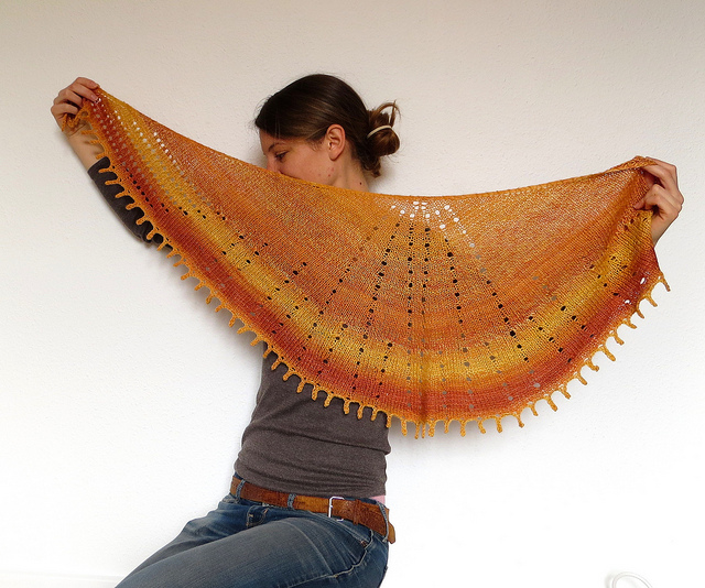 Sunray shawl